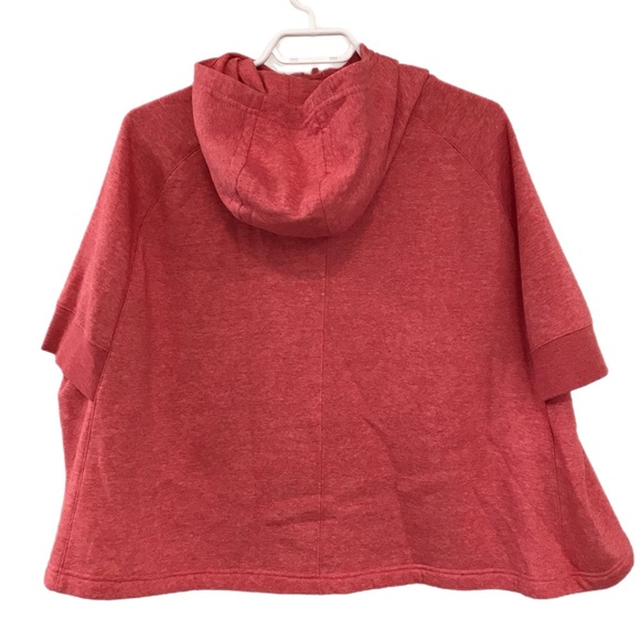 Nike Pink Pullover Half Zip Hooded Poncho - Picture 6 of 9